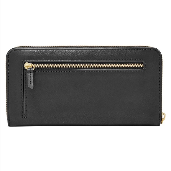 Black fssil wallet leather nwt - Picture 3 of 11